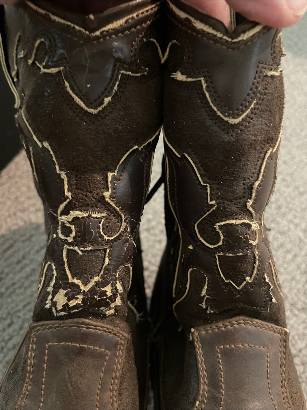 Frye Brown Carson Firebird Girls size 4